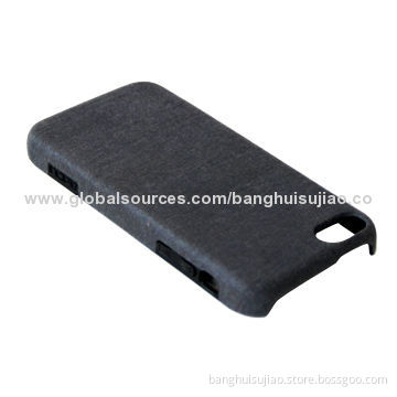 Canvas Mobile Phone Case for iPhone 5C with IMD/IML Technology